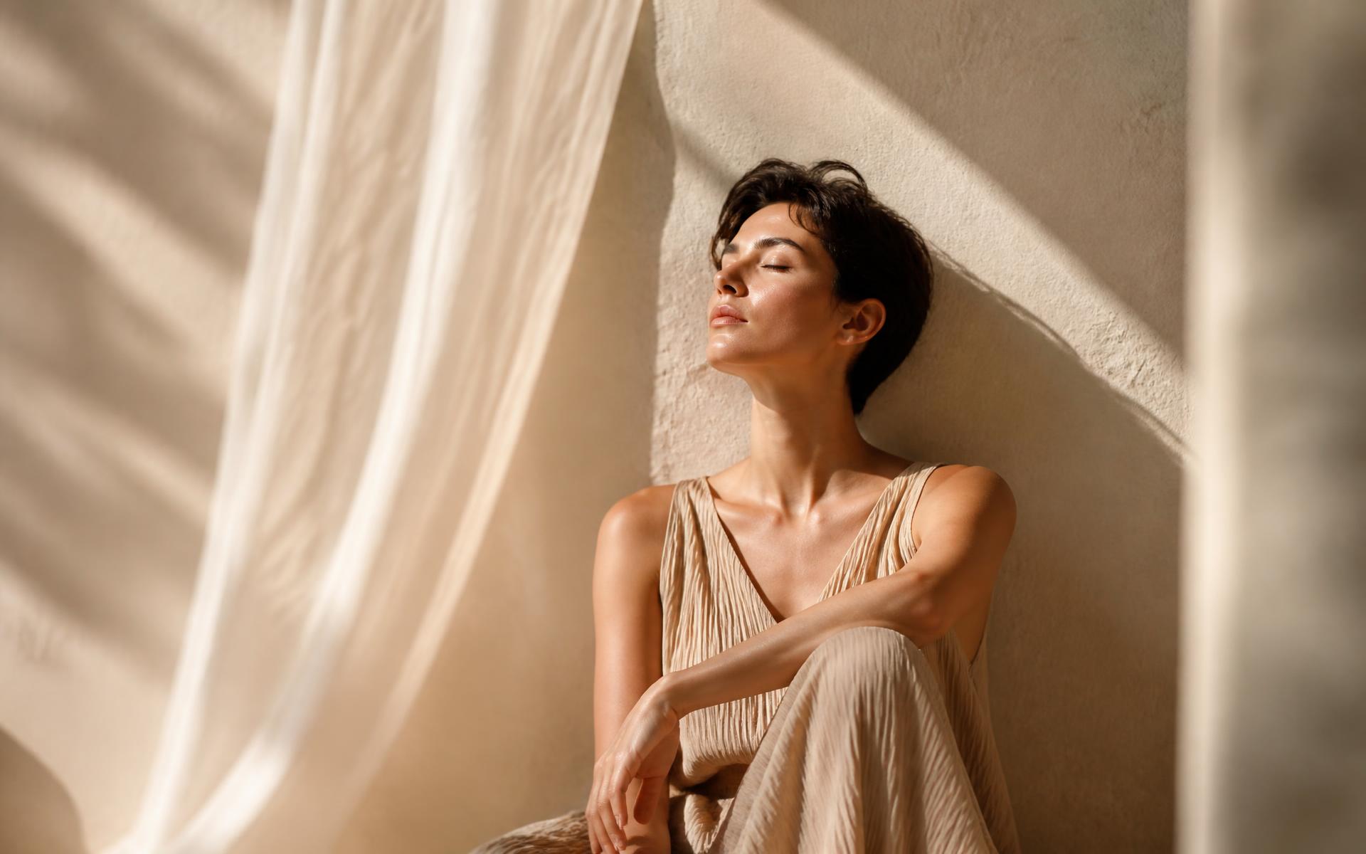 Warm natural light across a limestone wall